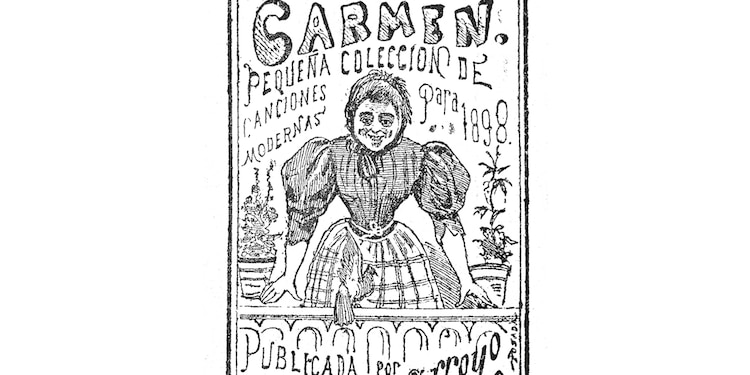Carmen, una obra con tcénica de zincografía.