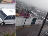 Fuertes lluvias ocasionaron inundaciones en Tlalnepantla.