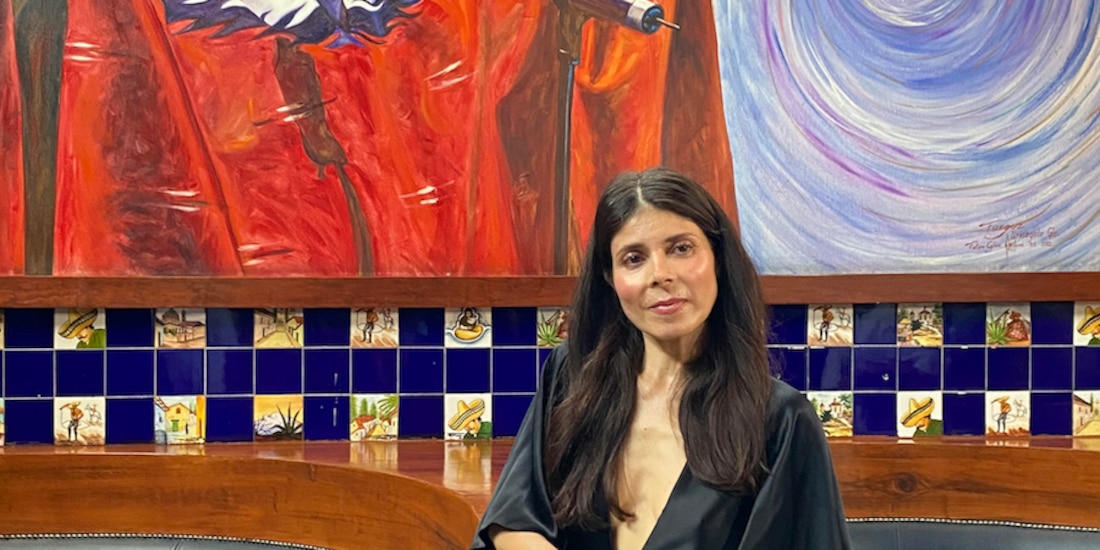 Ely Guerra, después de la conferencia de prensa.