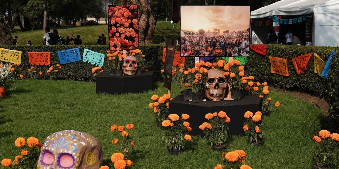Feria de las Calacas en las instalaciones del Centro Nacional de las Artes (CENART)