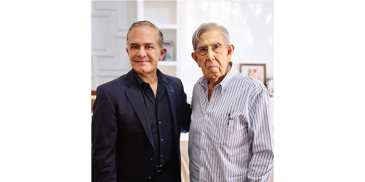 Miguel Ángel Mancera y Cuauhtémoc Cárdenas, en su podcast del 10 de agosto.