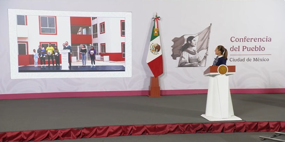 Enlace desde Palacio Nacional a Yucatán.