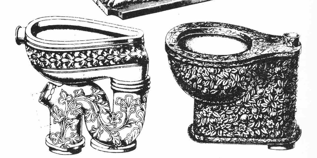 Modelos de W. C. de fines del siglo XIX.