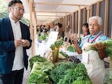 Agricultores participan en el 1.er Encuentro de Producción y Consumo Local, el 15 de octubre