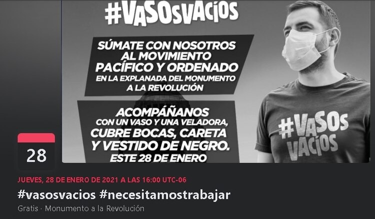 Convocatoria de la Asociación Mexicana de Bares, Discotecas y Centros Nocturnos