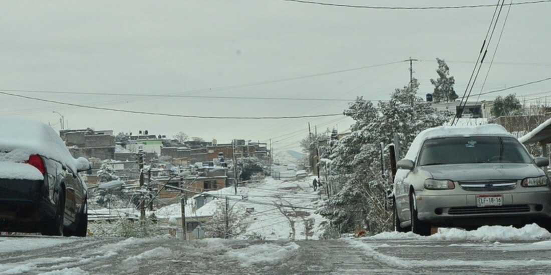Se reportó caída de nieve.