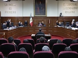 Imagen temática de una sesión de la SCJN.