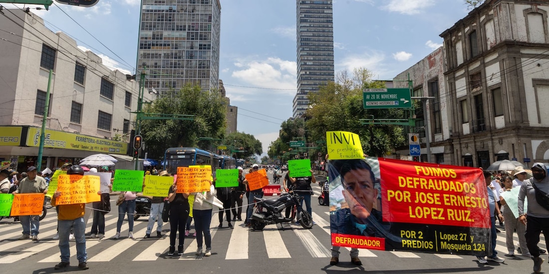 Bloqueo sobre Eje Central en días recientes
