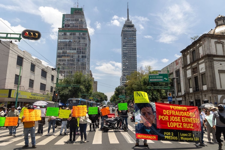 Bloqueo sobre Eje Central en días recientes