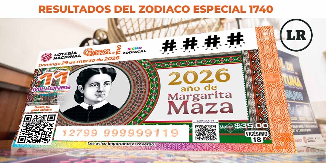 Zodiaco Especial 1740: Resultados del Sorteo del 29 de marzo de 2026 de Lotería Nacional.