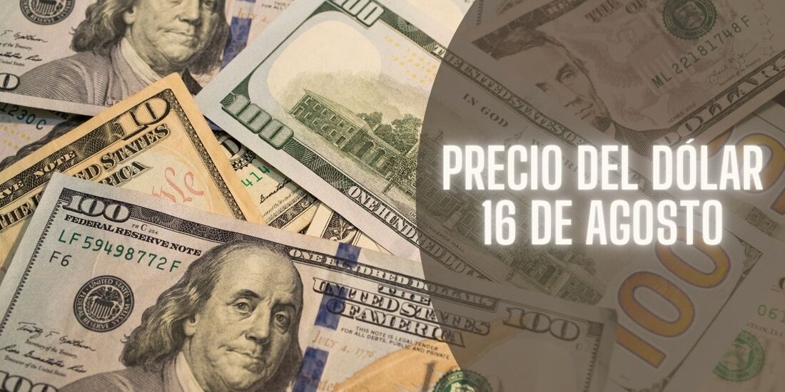 Este es el precio del dólar hoy viernes 16 de agosto de 2024.