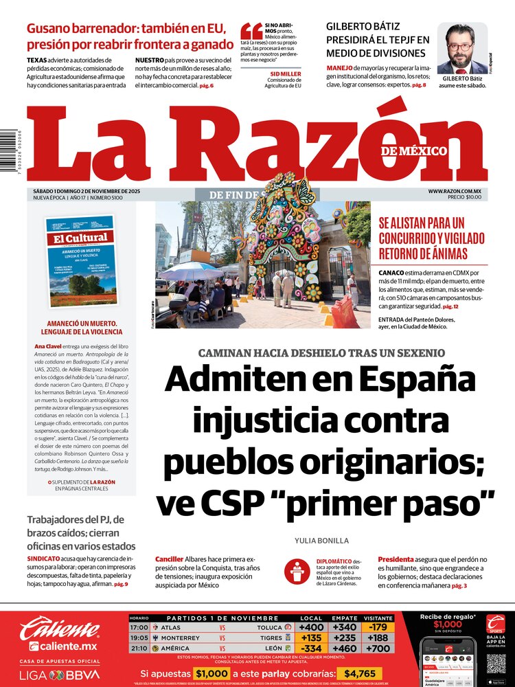 La Razón 01 Noviembre 2025