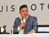 El Gobernador constitucional, Ricardo Gallardo.