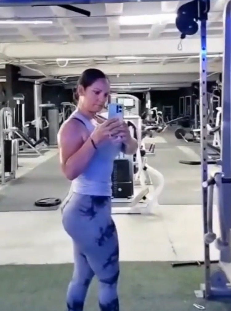 Sonia la enfermera en el gym
