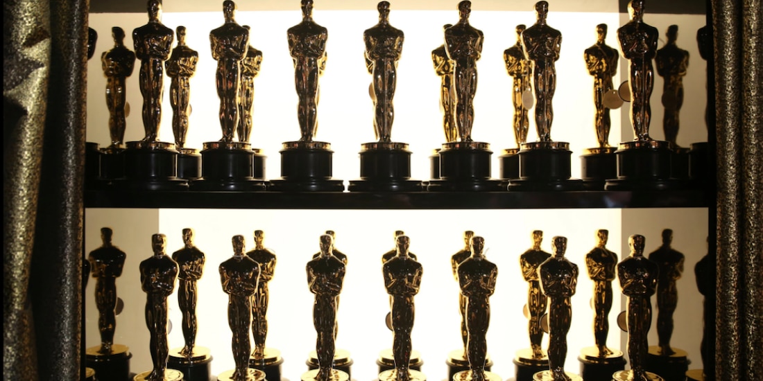Estatuillas de los Oscar en el Dolby Theatre de Los Ángeles