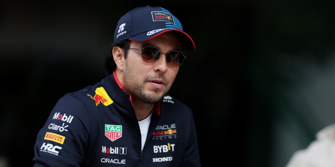 Checo Pérez durante su época como piloto de Red Bull.