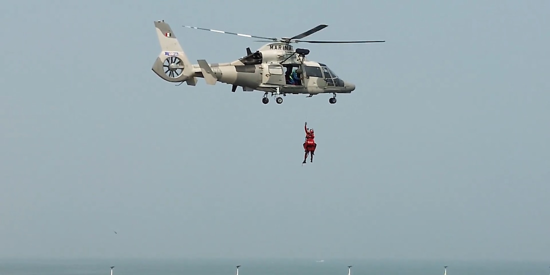 Labores de muestra de parte de las autoridades.