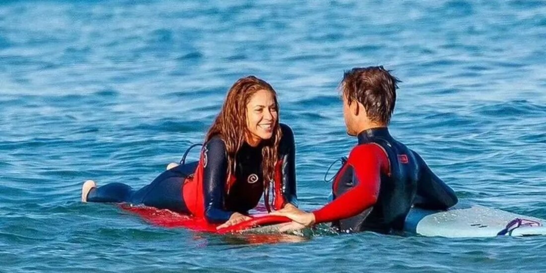 Shakira revela si su maestro de surf es o no su nuevo romance