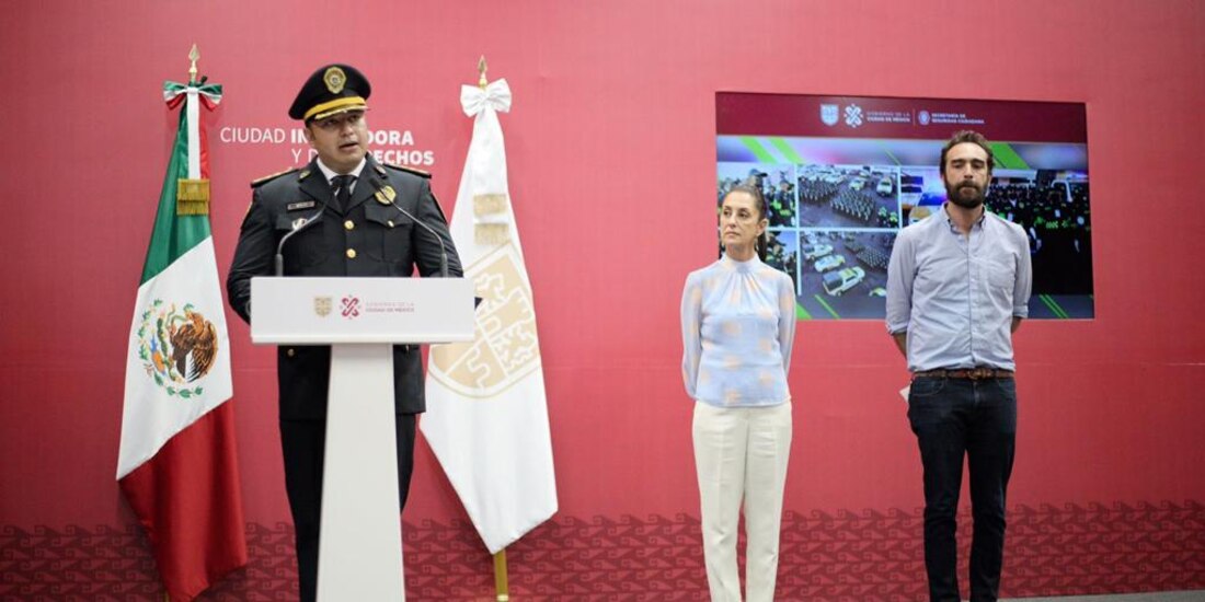 El subsecretario de Tránsito, durante la conferencia, ayer.