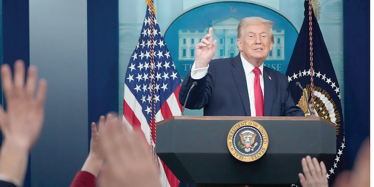 Donald Trump, presidente de EU.