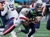 Sam Darnold salió del partido en el primer cuarto.