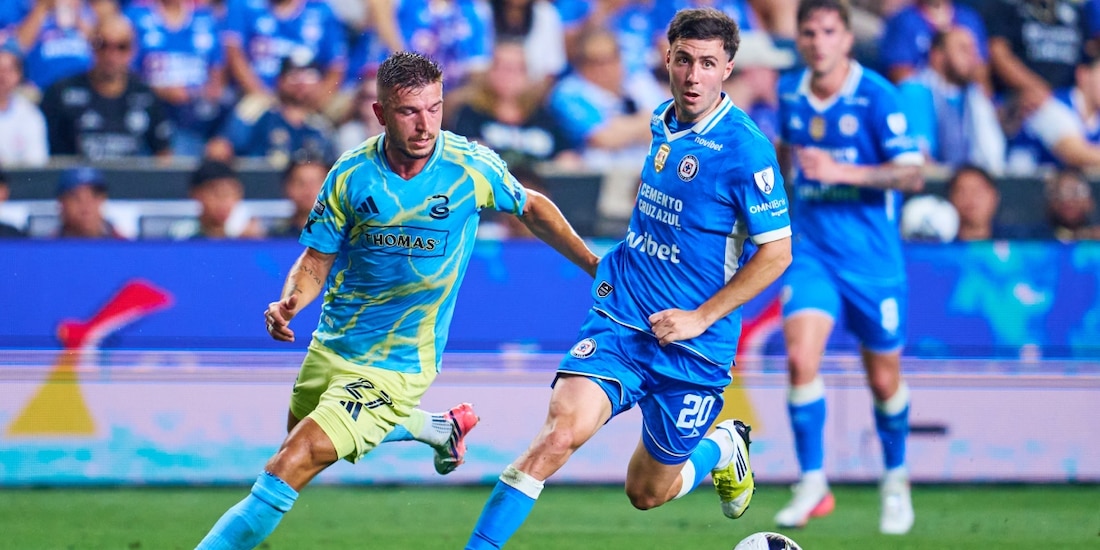 Una acción del Cruz Azul vs Philadelphia Union de la Leagues Cup