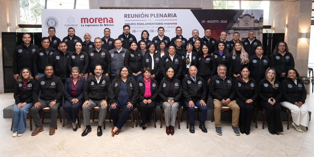 Se llevó a cabo la reunión plenaria del grupo parlamentario de Morena en el Estado de México.