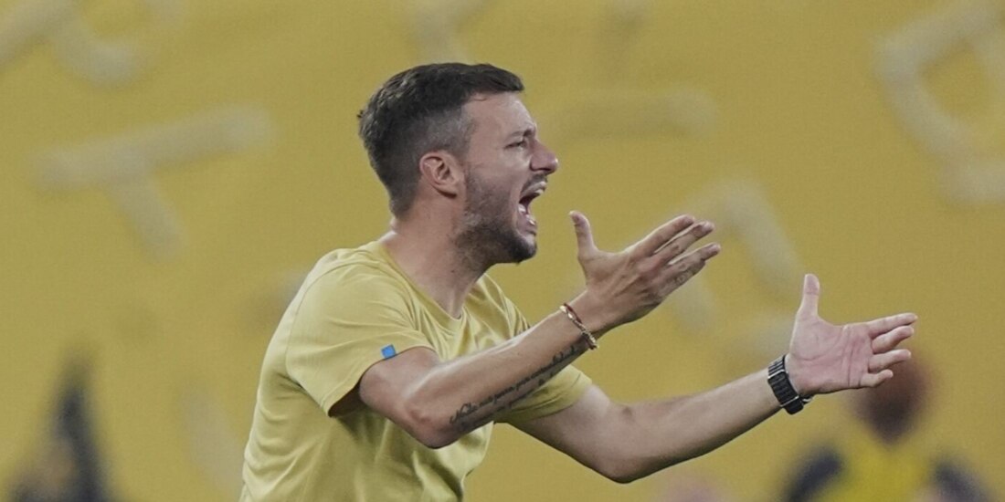 El entrenador argentino en el último partido del Porto en el Mundial de Clubes, la semana pasada.