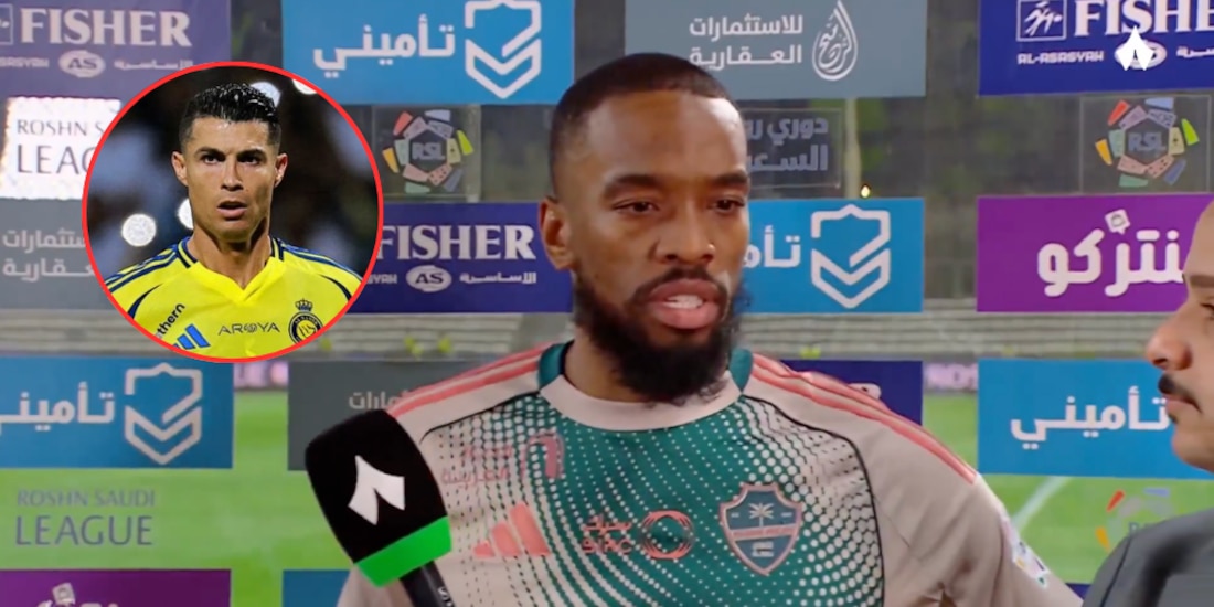 Jugadores del Al-Ahli denuncia afectaciones por parte del árbitro.