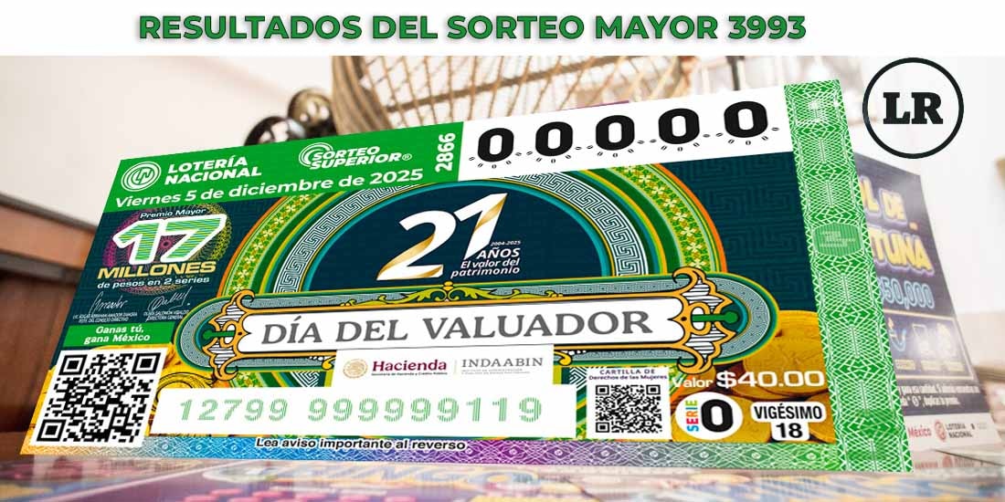 Resultados del Sorteo Superior 2866 del 5 de diciembre del 2025.