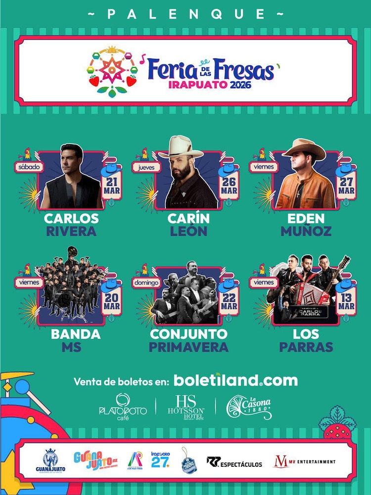 Feria de las Fresas Irapuato 2026