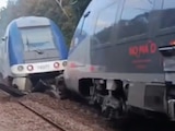 Descarrilamiento de tren en la región de Normandía, Francia, deja al menos 44 lesionados.