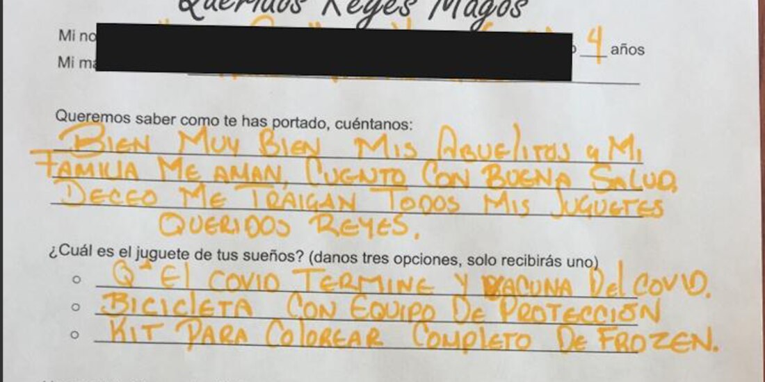Carta a los Reyes Magos