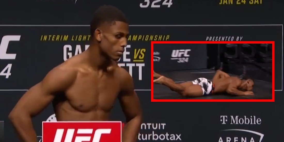 Cameron Smotherman se desmaya en la ceremonia de pesaje de UFC 324