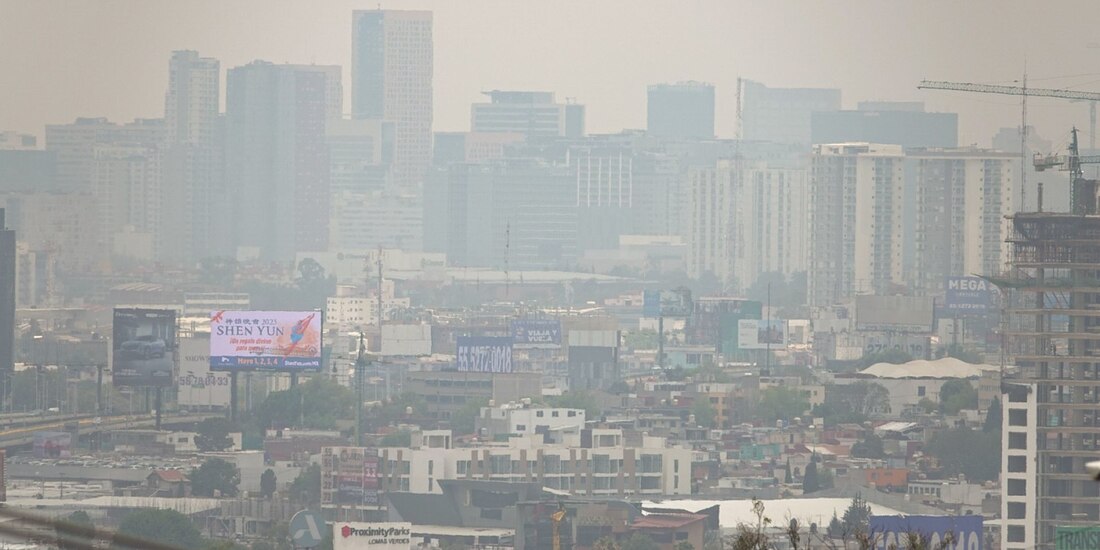 Calidad del aire en la Ciudad de México.