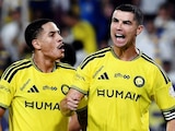 Cristiano Ronaldo celebra uno de sus goles ante el Al-Kholood.