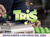 Resultados del Tris de hoy 4 de mayo del 2026.