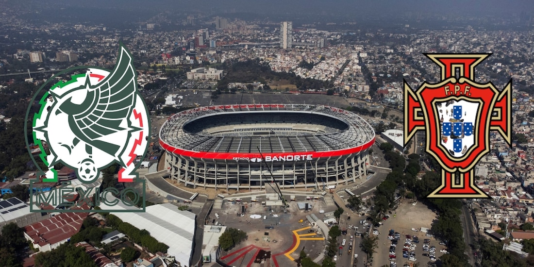 México y Portugal confirmaron sus alineaciones para el partido de este 28 de marzo en el Estadio Azteca.