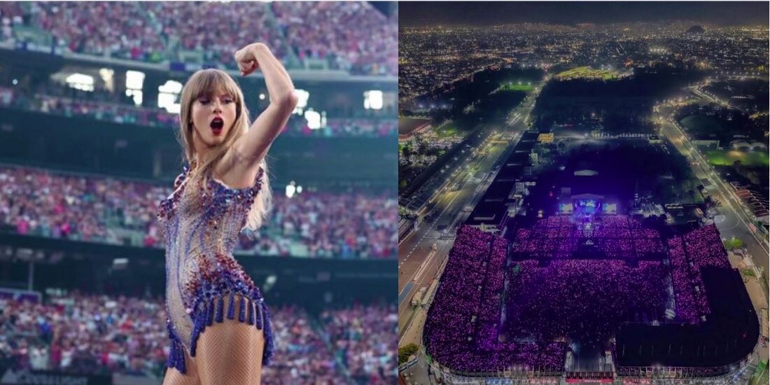 Mapa del Foro Sol para el concierto de Taylor Swift en México 2023