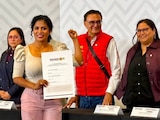 La aspirante a la gubernatura, Montserrat Caballero Ramírez, detalló que la retención de su documento ocurrió durante una entrevista consular formal.