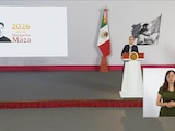 Conferencia de Claudia Sheinbaum Pardo en Palacio Nacional.