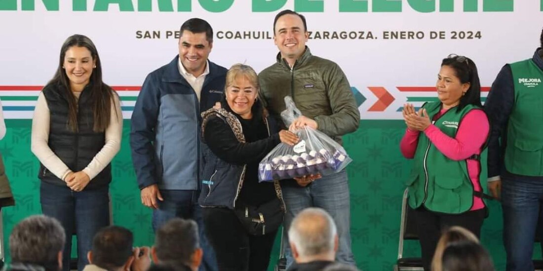 Vamos a pasos de gigante con programas sociales: Manolo Jiménez.