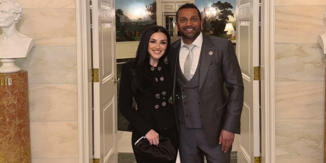 Kash Patel, director del FBI, se compromete con su novia Alexis Wilkins, cantante country