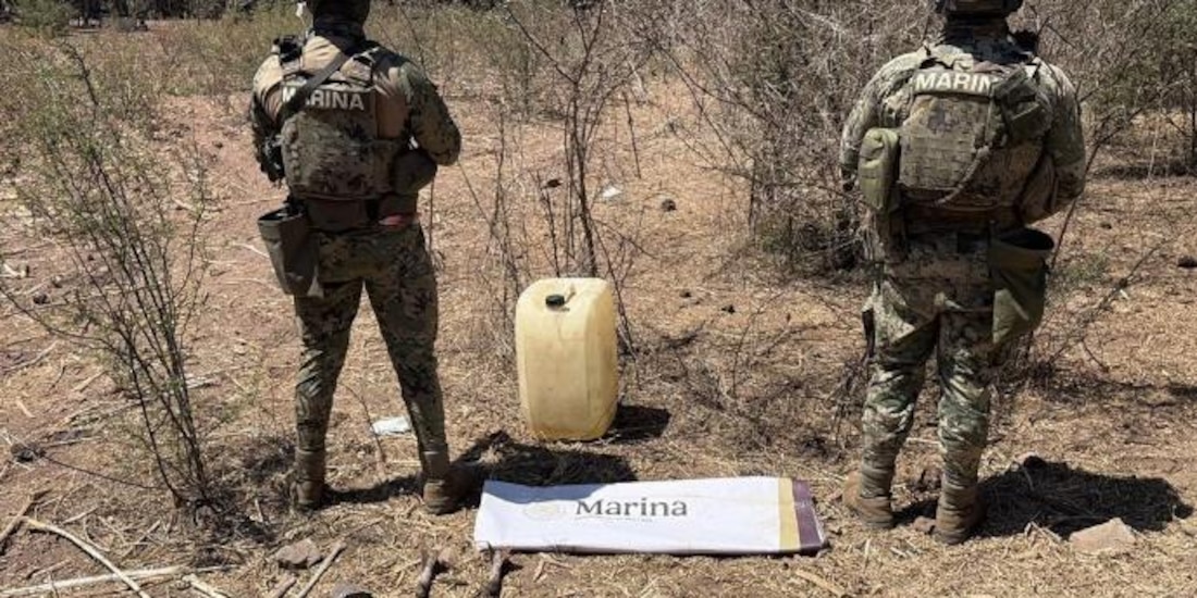 Elementos de la Semar inhabilitaron 23 artefactos explosivos.