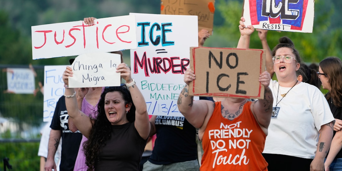 Protestas en contra de ICE por las muertes recientes a manos de agentes