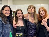 Jessica Chastain estuvo en concierto de Taylor Swift en México