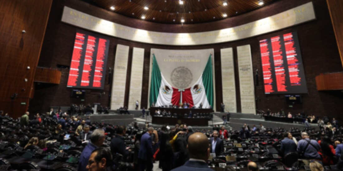 Sesión ordinaria de la Cámara de Diputados, ayer, en San Lázaro.