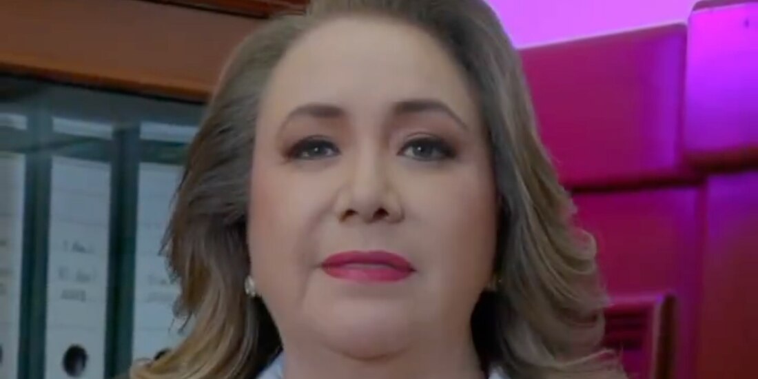 La ministra Yasmín Esquivel, en un video difundido ayer.