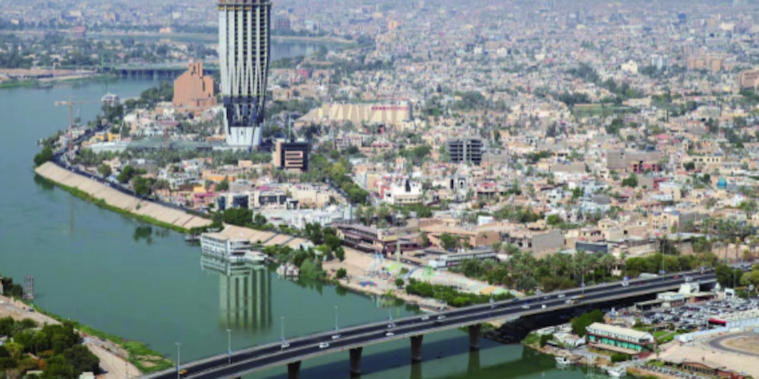 Vista de la Zona Verde en Bagdad, Irak, 29 de agosto de 2022.