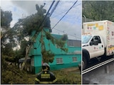 Afectaciones por lluvias en la Ciudad de México, el 5 de agosto de 2026.